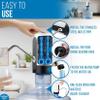 Black Olive Pudhoms Automatic Pump Portable Plastic/Stainless Steel Electric Water Dispenser for Universal 5 Gallon Bottle (Black/White,Set of 1) view 3