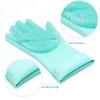 SEASPIRIT Magic Silicone Scrubbing Gloves, Scrub Cleaning Gloves with Scrubber for Dishwashing and Pet Grooming view 3
