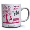 Jhingalala Printed Mug I I Love My Little Sister Printed Ceramic Coffee Mug White - 11 Oz Mug Gift for Sister view 2