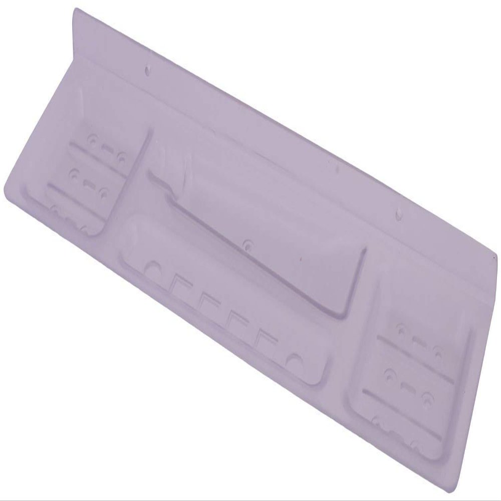 Homeproducts4U Unbreakable Acrylic Bathroom 4-in-1 Tray (40 cm x 12 cm x 5 cm, Clear)