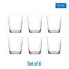 Ocean Nova Whiskey Tumbler Glass Set of 6 Pcs, 300 ml, Transparent | Stylish & Durable Glassware for Serving Whiskey, Scotch, Bourbon & Other Beverages in Home, Parties & Bar Use | Dishwasher Safe. view 2