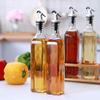 SQUICKLE Glass Oil and Vinegar Storage Bottle, Vinegar Dispenser Transparent Single Bottle for Dining Table and Home and Kitchen Sauce Bottle Dispenser 500 ml Each Bottle-1 Pcs view 1