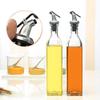SQUICKLE Glass Oil and Vinegar Storage Bottle, Vinegar Dispenser Transparent Single Bottle for Dining Table and Home and Kitchen Sauce Bottle Dispenser 500 ml Each Bottle-1 Pcs view 4