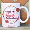 Jhingalala Happy Raksha Bandhan Printed Ceramic Coffee Mug White - 11 Oz Mug Gift for Brother, Sister (JC105429) view 4