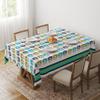 HOME COLORS.IN Cotton Jar Printed 6 Seater Table Cover - Dining Table Cloth - 59 x 90 Inch - Pack of 1 - Multicolor view 1