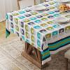 HOME COLORS.IN Cotton Jar Printed 6 Seater Table Cover - Dining Table Cloth - 59 x 90 Inch - Pack of 1 - Multicolor view 2