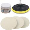 DIY Crafts Design # No 8, Pack Of 1 Set, Universal M14 Backing Polishing Buffing Plate Pad + 7" Felt (Design # No 8, Pack Of 1 Set) view 3
