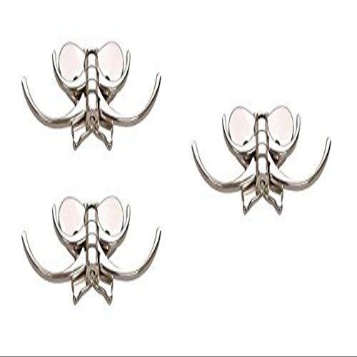 HOMEPRODUCTS4U Zinc Butterfly Shape Hooks (3 Pieces)