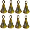 Homeproducts4U Pooja Room Door Bells Size 1 INCH Pack of 8 with Hooks view 1