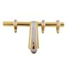 Homeproducts4U Brass Golden Fancy Aldrop for Room Doors 8 Inches (AL-527) view 1
