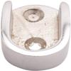 Homeproducts4U White Metal Oval Bracket (Silver, 2-Piece, SH 112 view 2