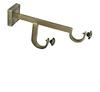 Homeproducts4U Strong Double Antique Finish Brackets for 2 Curtain Rods Pack of (2) view 2