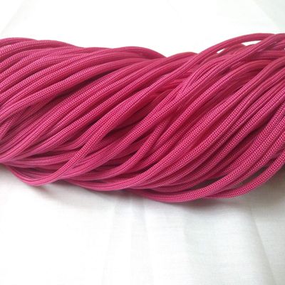 DK Craft Touch Nylon Knot Macrame Beading Braided Thread 60 m Cord Rope (4 mm, Maroon)