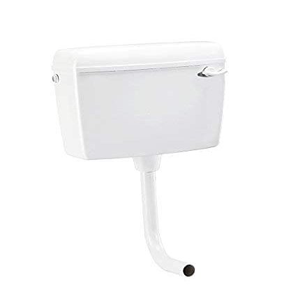 Swastik Plastic Side Handle Flushing Tank Cistern with Health Faucet (White)