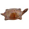 Memoir Ceramic Fengshui Floating Tortoise Good Luck Item Vastu showpiece/Idol for Home Decor (Gold, Yellow) view 2