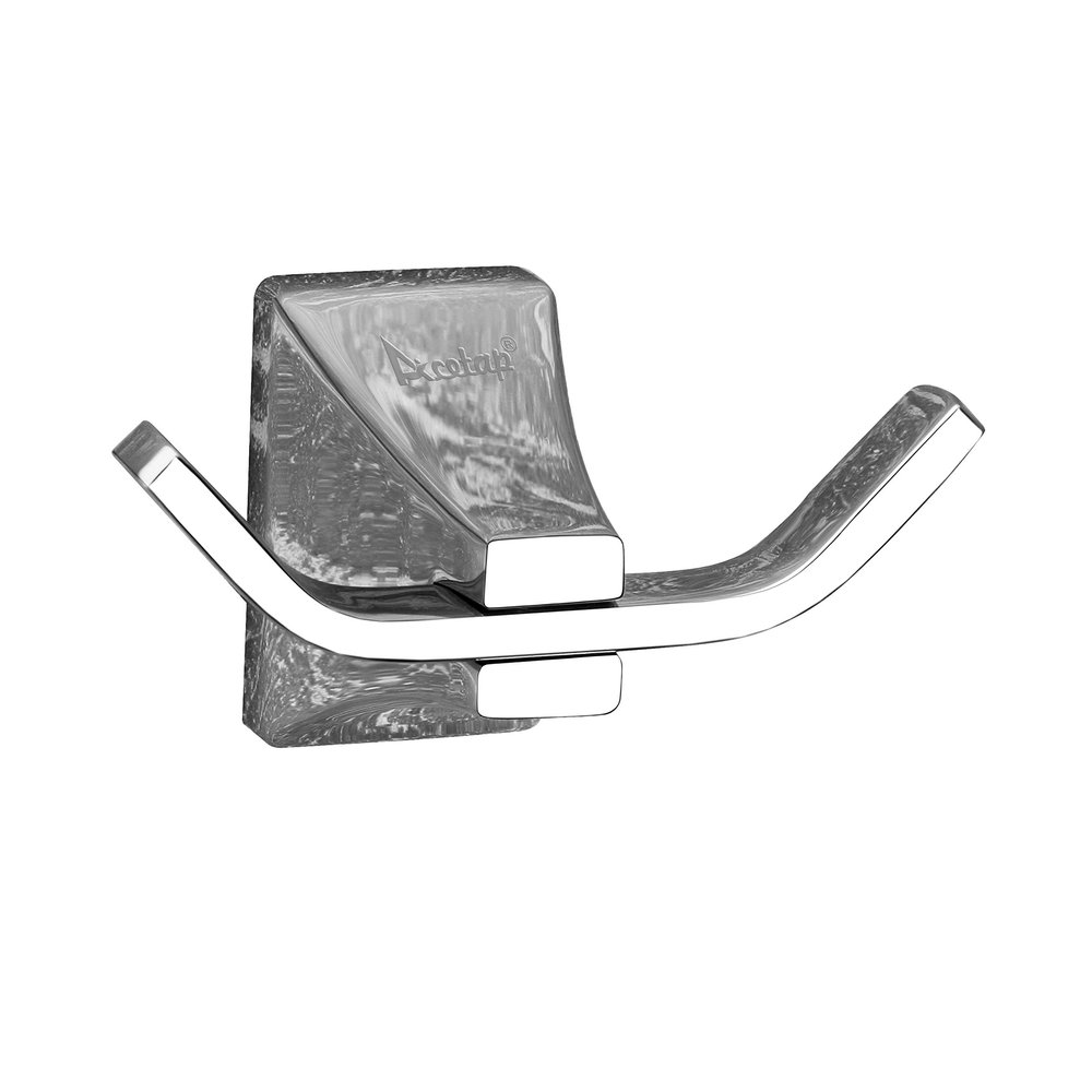 Acetap Delta Brass Robe Hook | Coat Hook | Bathroom Accessories (Chrome Finish, Wall Mounted)