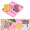 UG LAND INDIA 6 Cavity 3D Honeybee Silicone Molds, Honeycomb Molds for Making Soap Mold, Rectangle Cake Baking Mold, Chocolate Mold Resin Mold Beehive Candle Mold for DIY Homemade Craft (Pink) view 3