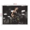 Anne Print Solutions Health & Fitness Gym Gumming Vinyl Self Adhesive Sticker (Without Frame) Pack of 1 Pcs Size 24 Inch X 18* Inch* Multicolour view 2
