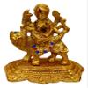 Sacred Blessings Metal Durga Maa Murti Statue Idol Showpiece Gift (13 x 8 x 12) cm Golden,1 Piece view 2