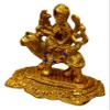 Sacred Blessings Metal Durga Maa Murti Statue Idol Showpiece Gift (13 x 8 x 12) cm Golden,1 Piece view 4