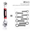 shopper 52 Universal Wrench 48 in 1 Socket Wrench Multifunction Wrench Tool with 360 Degree Rotating Head, Spanner Tool for Home and Car Repair - 48IN1TOOL view 4