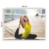 Anne Print Solutions Yoga Gumming Vinyl Self Adhesive Sticker (Without Frame) Pack of 1 Pcs Size 24 Inch X 18* Inch* Multicolour view 2