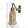 Arus 60W Elephant Dezine Antique Pendent Wall Lamp with New and Styles Color Shades (Clear)(AC, Glass) view 4