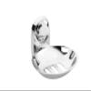 KI Brass Round Shape Single Soap Dish - Elegant Soap Holder for Bathroom, Kitchen, and Home view 1