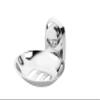 KI Brass Round Shape Single Soap Dish - Elegant Soap Holder for Bathroom, Kitchen, and Home view 2