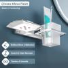 Plantex Platinum Stainless Steel 304 Grade Cute 2in1 Soap Dish with Tumbler Holder/Soap Stand/Tooth Brush Holder/Bathroom Accessories(Chrome) - Pack of 1 view 3