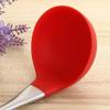 Baskety Silicone & Stainless Steel Black 4 Ounce Soup Ladle Handle & Flexedge Silicone by Cooler Kitchen  Heat Resistant, Dishwasher Safe, BPA-Free  Red (4 Oz) view 3