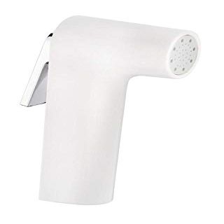 KI High Pressure ABS Health Faucet for Bathroom Handheld Jet Spray - White Finish