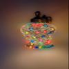 Arus Pendent Wall lamp/Elephant Dezine Antique Lamp with and Styles Lamp Color Shades, 60 watts, Multicolor(AC, Glass) view 3
