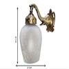 Arus Pendent Wall lamp/Elephant Dezine Antique Lamp with Styles Lamp Color Shades, 14 Watts, Clear(AC, Glass) view 4