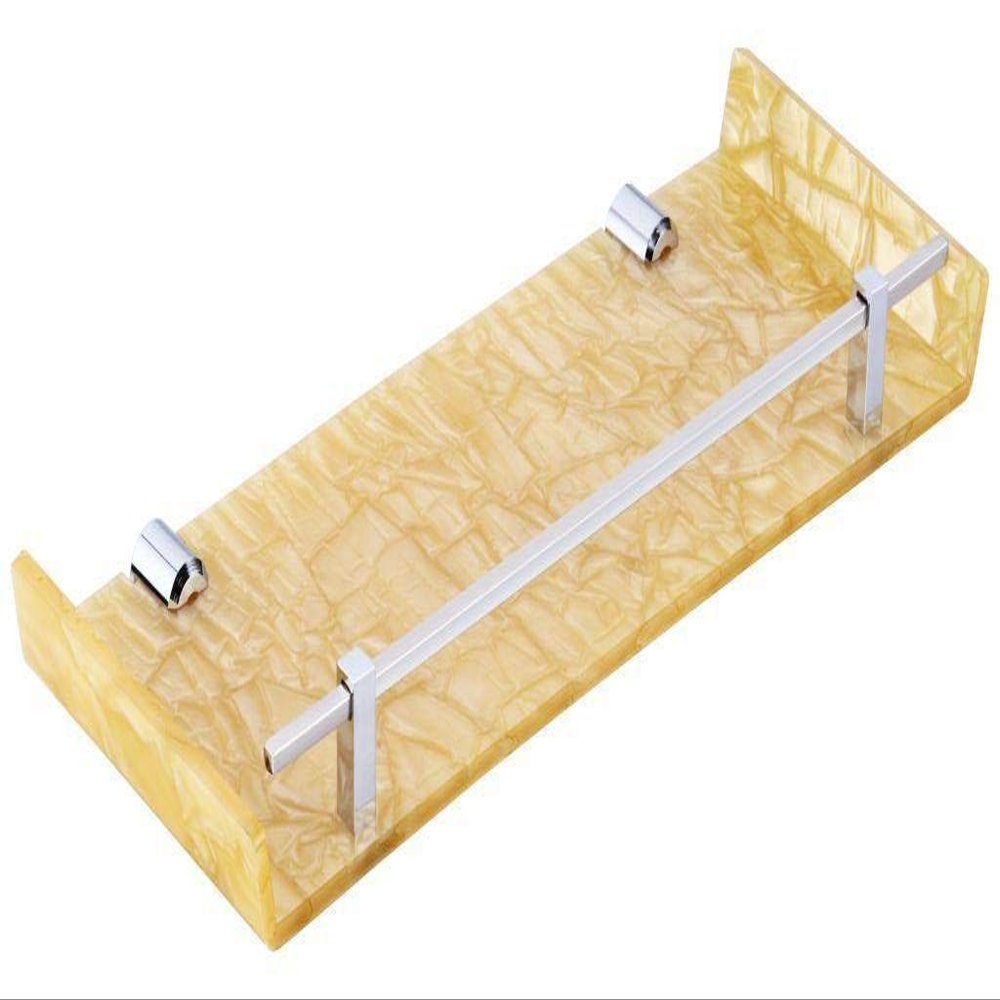 Ki Acrylic Multi-Purpose Wall Mount Shelf Rack - 12x5-inch - Ivory