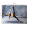 Anne Print Solutions Yoga Poster Wall Decor Fitness Gumming Vinyl Self Adhesive Sticker (Without Frame) Pack of 1 Pcs Size 24 Inch X 18* Inch* Multicolour view 2