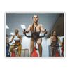 Anne Print Solutions Girl at Gym Gumming Vinyl Self Adhesive Sticker (Without Frame) Pack of 1 Pcs Size 24 Inch X 18* Inch* Multicolour view 1