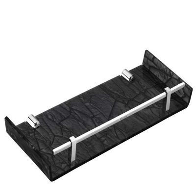 Ki Acrylic Multi-Purpose Wall Mount Floating Shelf - 15x5 Inch - Sturdy Storage Solution for Bedroom, Bathroom, Living Room, Kitchen, and Office
