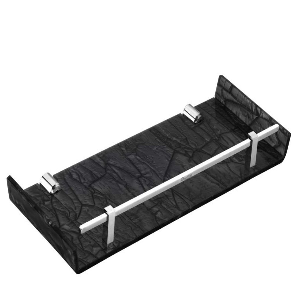 Ki Acrylic Multi-Purpose Wall Mount Floating Shelf - 15x5 Inch - Sturdy Storage Solution for Bedroom, Bathroom, Living Room, Kitchen, and Office