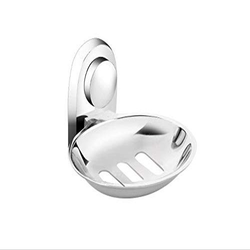 KI Anti-Rust 304 Stainless Steel Single Soap Dish - Wall-Mount Soap Holder for Bathroom, Kitchen, and Professional Places