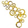 Bikri Kendra Ind - 33 Rings n dots Golden Mirror Stickers for Wall, Acrylic Mirror Wall Decor Sticker view 1