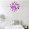 Bikri Kendra Ind - Sun (Purple) with 20 Butterfly Silver Mirror Stickers for Wall,Wall Decor Sticker, Mirror Stickers, Acrylic Stickers, Wall Stickers for Hall Room, Bedroom. view 4