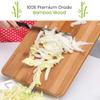 Yellow Weaves Eco-Friendly Premium Natural Bamboo/Wooden Cutting Board/Chopping Board for Kitchen with Handle view 2