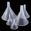 Faxco 5PCS Plastic Funnels, Funnel Set, Small Funnel Set, All Purpose Wide-Mouth Plastic Funnel for Liquid, Spices, Powder, Lotion, Oils - Transparent, Pack of 5 view 3
