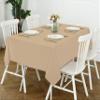 Oasis Home Collection Cotton Solid Table Cloth 60 X 60 inch | 4 Seater - Pack of 1 (Beige) view 1