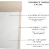 Eascan Art Painting Drawing and Sketch Accessories Primed Painting Canvas Roll 8 Oz (12" x 5Mtr_White) view 3