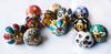 Shiv Kripa Blue Pottery Ceramic Ethnic Festive Door Knobs Assorted Set of 12 knobs (Multicolour) view 3