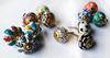 Shiv Kripa Blue Pottery Ceramic Ethnic Festive Door Knobs Assorted Set of 12 knobs (Multicolour) view 4