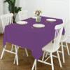 Oasis Home Collection Cotton Solid Table Cloth 60 X 60 inch | 4 Seater - Pack of 1 (Royal Lilac) view 1