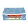 PrettyKrafts Saree Cover Big Size/Wardrobe Organiser/Clothes Storage Bag | Storage Organizer Bag | Zip Closure and Transparent Front | Clothes Storage Bag | Set of 6, Blue | Size: 40 x 35 x 20 cm view 3